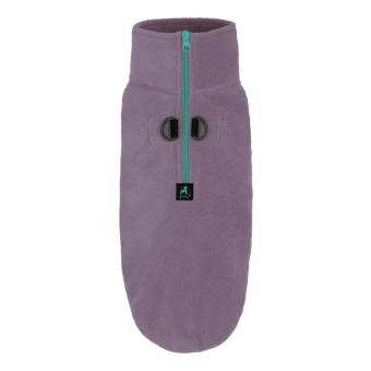 Gooby Half Zip-Up Fleece Vest Violet